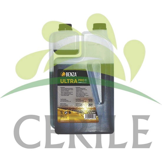 OLEO 2T 100% SINTETICO 1L C/DOSEADOR BENZA