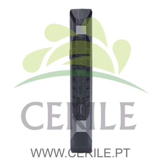 LANTERNA RECARREGÁVEL XL 10W 3 LEDS 1000Lm 2x2000mAh EDM