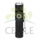 MINI LANTERNA LED NANO VORTEX, DIRECIONÁVEL, ALUMÍNIO, RECARREGÁVEL, 8 W 450 lm