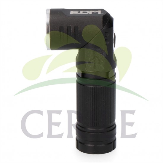 MINI LANTERNA LED NANO VORTEX, DIRECIONÁVEL, ALUMÍNIO, RECARREGÁVEL, 8 W 450 lm