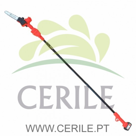 KIT MOTOSSERRA PODADORA BATERIA KPC KSE90S COM EXTENSÃO (TELESCÓPICA)