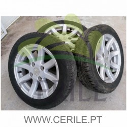 KIT 4 PNEUS COM JANTES AIXAM 155/65 R14