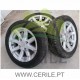 KIT 4 PNEUS COM JANTES AIXAM 155/65 R14