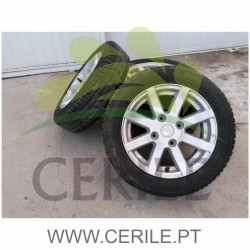 KIT 4 PNEUS COM JANTES AIXAM 155/65 R14