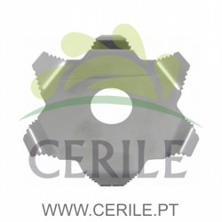 DISCO ANTI-ERVA P/ CABEÇA ROÇADORA (6 PONTAS)