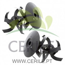 FRESA MOTOENXADA HEXAGONAL 23MM (KIT)