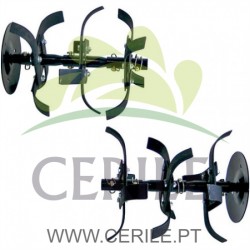 FRESA MOTOENXADA REDONDA 30MM (KIT)