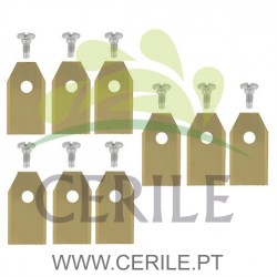 LAMINA AUTOMOWER HUSQVARNA (9 UNIDADES TITANIUM)