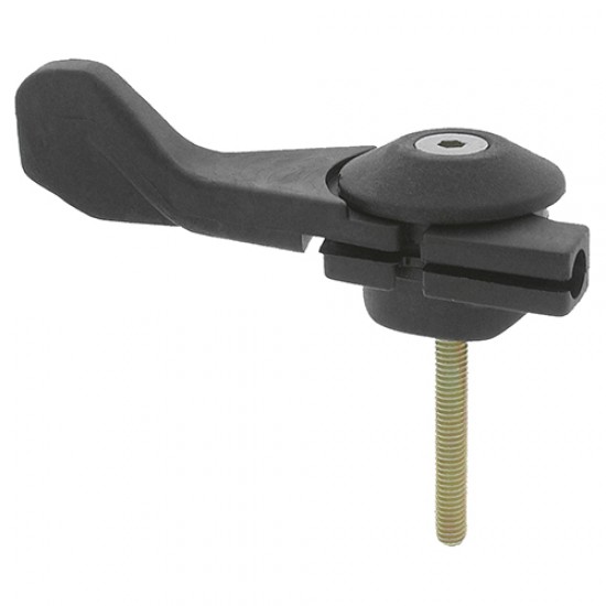 MANETE ACELERADOR PVC COM PARAFUSO M6X44MM DIREITA