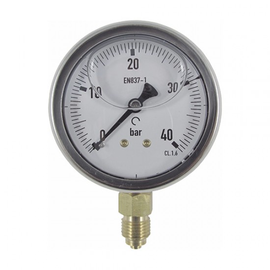 MANOMETRO PRESSAO PULVERIZADOR 40 BAR (ROSCA 1/4")