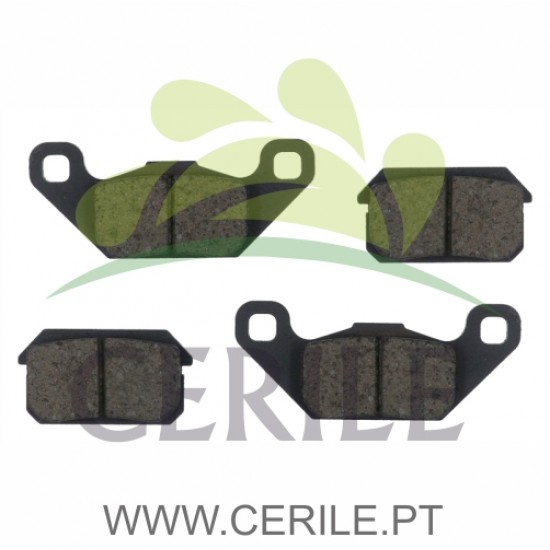 PASTILHAS TRAVÃO CHATENET CH26 / CH40 - LIGIER JS60 - MICROCAR MGO 6 TRAS.