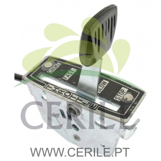 PUNHO ACELERADOR CORTA RELVA METAL COMPLETO 1200MM