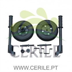 KIT RODAS + PEGAS PARA GERADOR BENZA