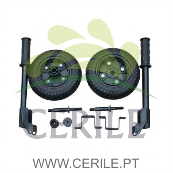 KIT RODAS + PEGAS PARA GERADOR BENZA