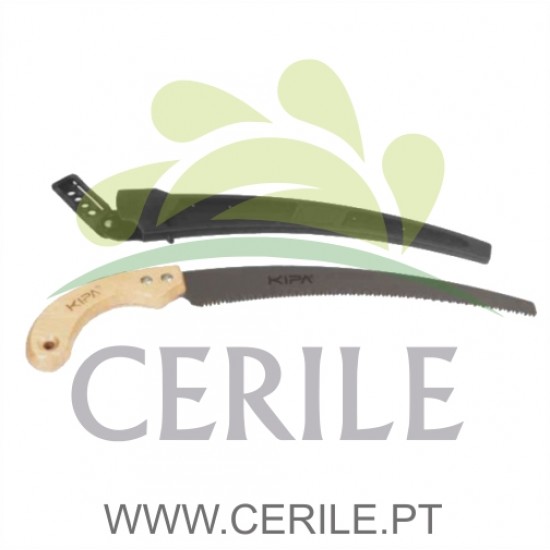 SERROTE KIPA 35CM CABO DE MADEIRA COM PROTEÇÃO E FIXAÇÃO