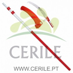 Serrote de poda em altura C/Cabo Extensível ARS UV-47 + Extensão ARS EXP-4.5