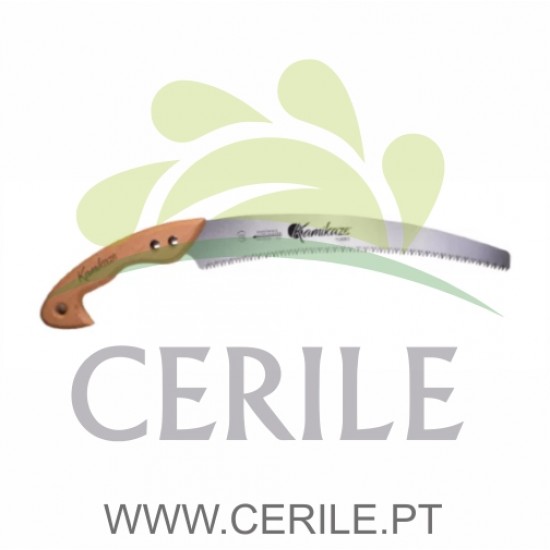 SERROTE CURVO CABO MADEIRA 330MM KAMIKAZE WS-330-H