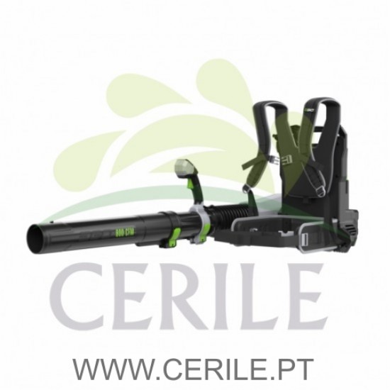 KIT SOPRADOR DE COSTAS A BATERIA EGO POWER LBP8000E PROFISSIONAL (2 BATERIAS 5 AH + CARREGADOR RÁPIDO)