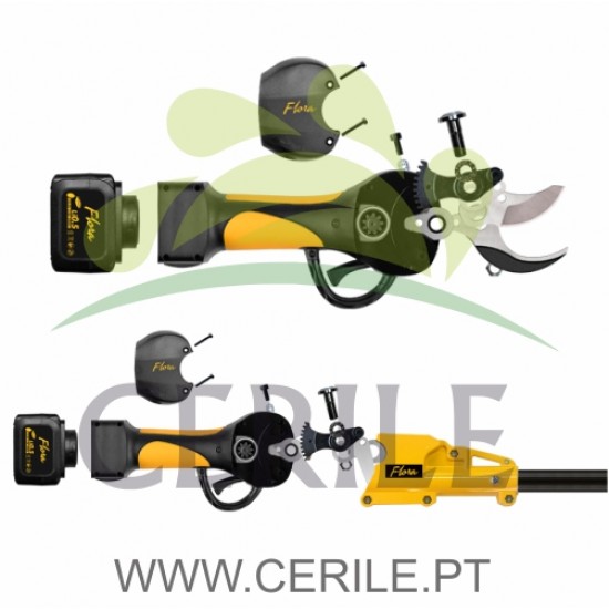 TESOURA DE PODA ALTURA BATERIA FLORA PC38EX90-2