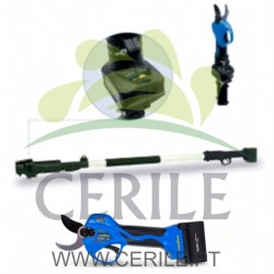 TESOURA DE PODA BATERIA GOODYEAR GY3102PS + HASTE TELESCÓPICA