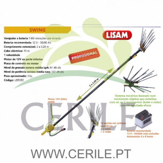 VAREJADOR ELÉTRICO LISAM SWING