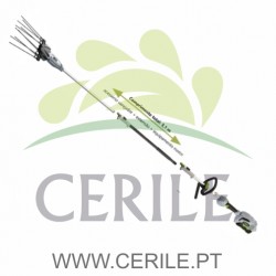 KIT VAREJADOR BATERIA EGO POWER OSA1000 + EXTENSAO + BATERIA 7,5AH + CARREGADOR NORMAL