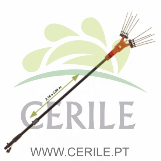 VAREJADOR ELÉTRICO PROFISSIONAL HASTE TELESCÓPICA TORKE ZARKO TELESCOPIC