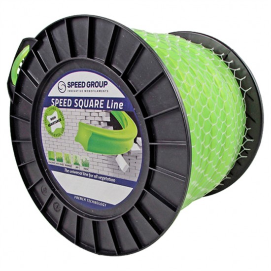 FIO NYLON SPEED QUADRADO 2,7MMX225MT (BOBINE)